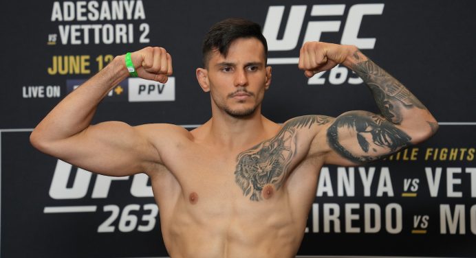 Luigi Vendramini afirma que sua maior arma no UFC 263 é a “arrogância” do rival