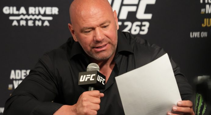 Dana White minimiza atrito com ‘Borrachinha’, mas alfineta: “Não viu sua última luta”