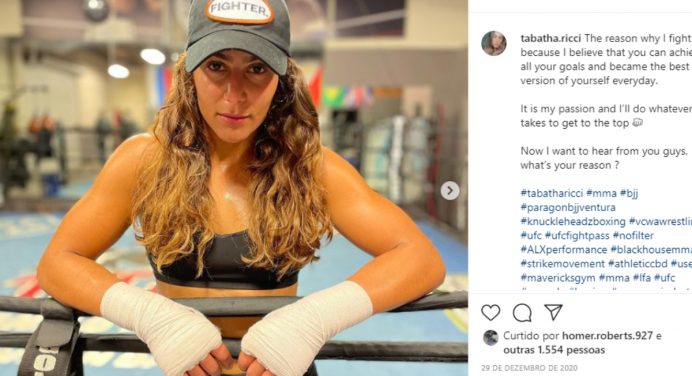 Tabatha Ricci assina com o UFC para substituir ucraniana 4 dias antes da luta