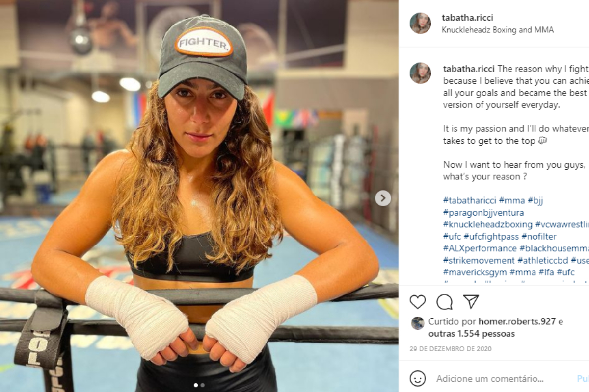 Tabatha Ricci assina com o UFC para substituir ucraniana 4 dias antes da luta