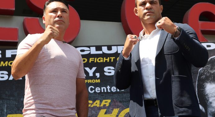 De La Hoya explica motivação para retornar da aposentadoria contra Vitor Belfort