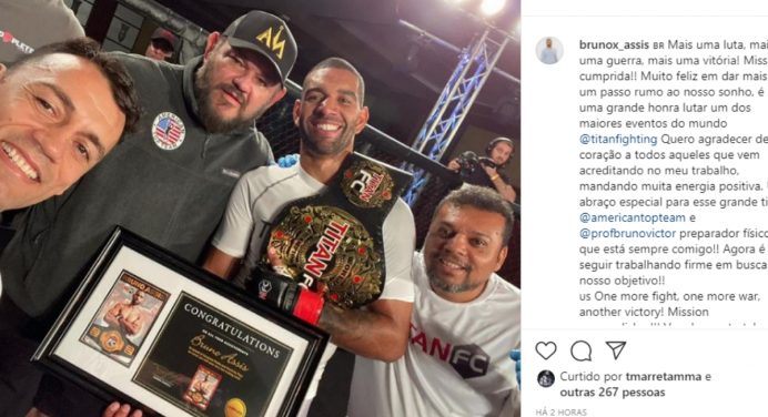 Brasileiro conquista título do Titan FC; campeã de jiu-jitsu vence na estreia no MMA