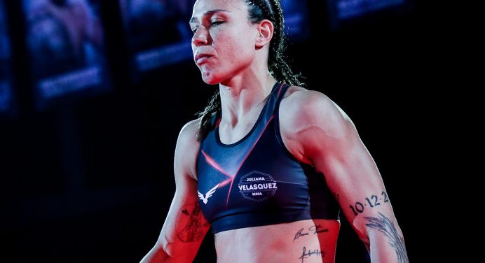 Juliana Velasquez destaca foco no peso-mosca, mas aprova superluta com ‘Cyborg’