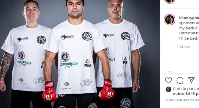 Filho de Royce Gracie, Khonry deixa de fazer parte do plantel do Bellator