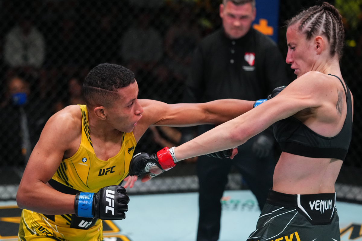 Josiane Nunes rouba a cena e estreia no UFC com nocaute no 1º round