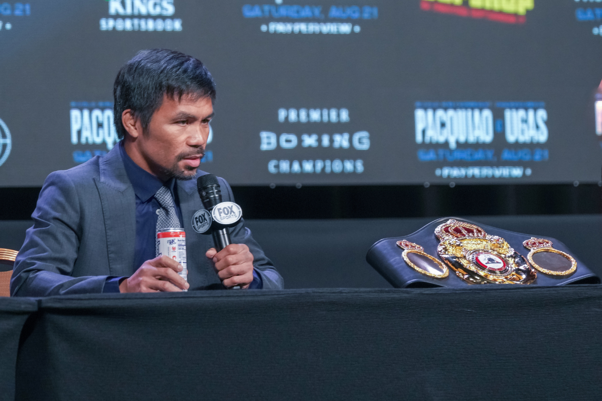 Manny Pacquiao disputa cinturão em potencial despedida do boxe, aos 42 anos