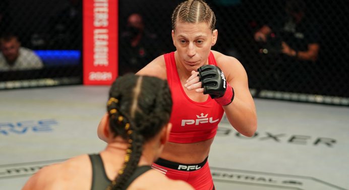 Kayla repercute oferta milionária da PFL para encarar ‘Cyborg’ e elogia a brasileira