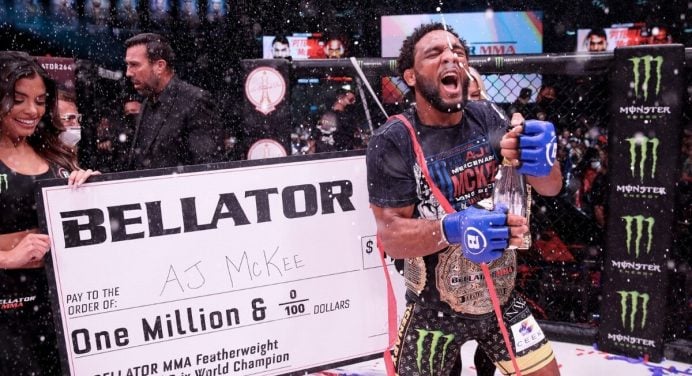 McKee vibra com triunfo sobre ‘Pitbull’ e mira conquistar título dos leves do Bellator