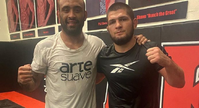 Brasileiro exalta Khabib como treinador e aposta em sucesso: “Diferenciado”