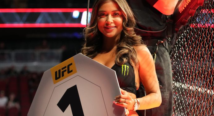 Arianny Celeste rebate críticas de Khabib às ring girls: “Vai me respeitar”