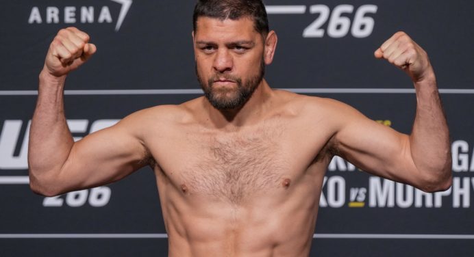 Sem surpresa! Nick Diaz vence balança e lidera pesagem tranquila do UFC 266