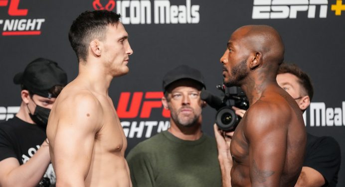 Em encontro com algoz, Bukauskas revela que fraturou a perna no UFC Vegas 36