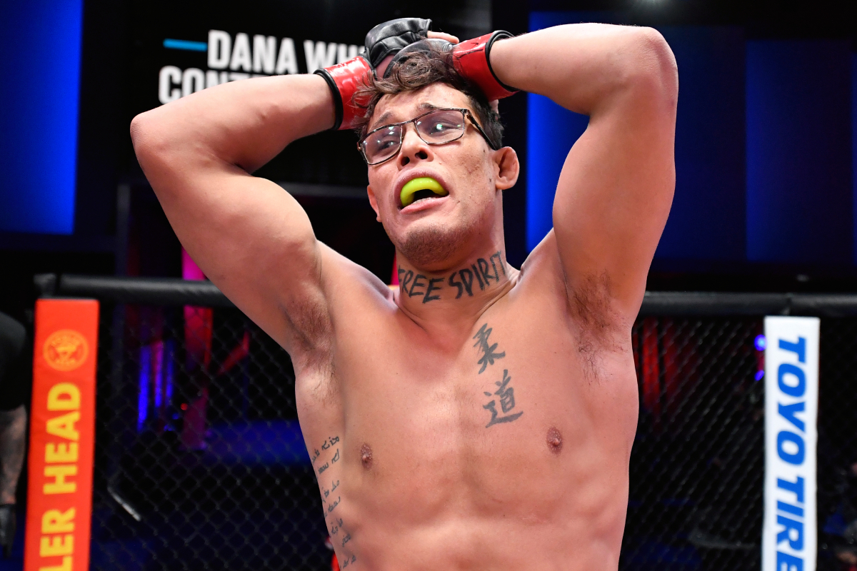 Caio Borralho vence a segunda luta em três semanas e conquista vaga no UFC
