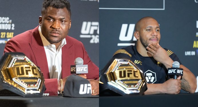UFC encaminha unificação do título dos pesados entre Ngannou e Gane para janeiro, diz site