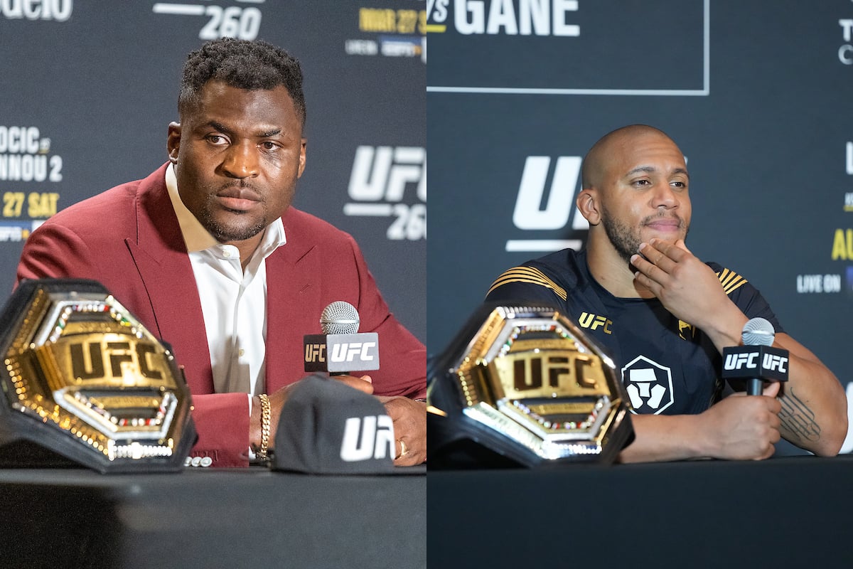 UFC encaminha unificação do título dos pesados entre Ngannou e Gane para janeiro, diz site
