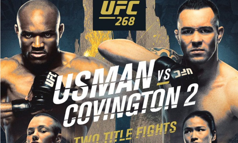 Pôster oficial do UFC 268 destaca revanches em disputas de título; veja
