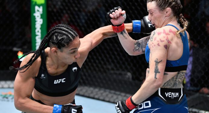 Joanne Wood lamenta derrota para Taila Santos e elogia brasileira: “É uma fera”