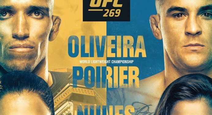 Pôster oficial do UFC 269 destaca brasileiros em disputas de título; veja