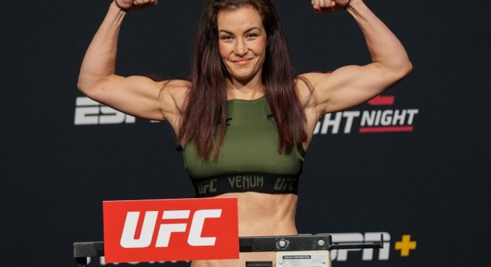 Miesha Tate mostra transformação física antes de estreia no peso-mosca; veja