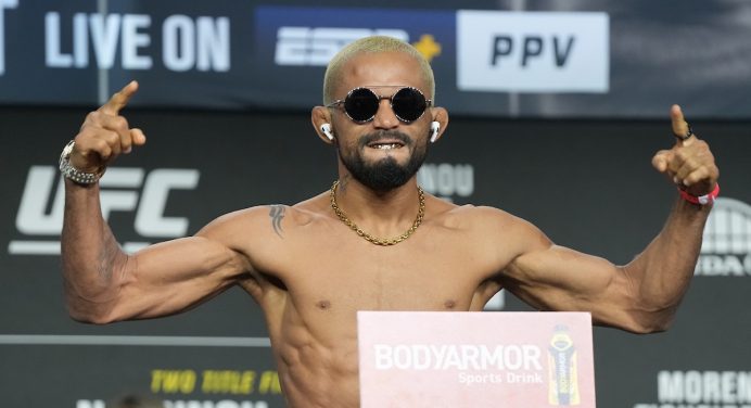 Deiveson pede quantia milionária para aceitar quarta luta contra Moreno no UFC