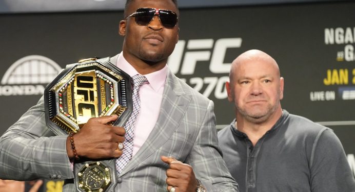 Ngannou diz que cláusula de luta com Fury é obrigação em novo contrato com UFC