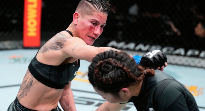 Priscila ‘Pedrita’ recebe 180 dias de suspensão médica após batalha sangrenta no UFC