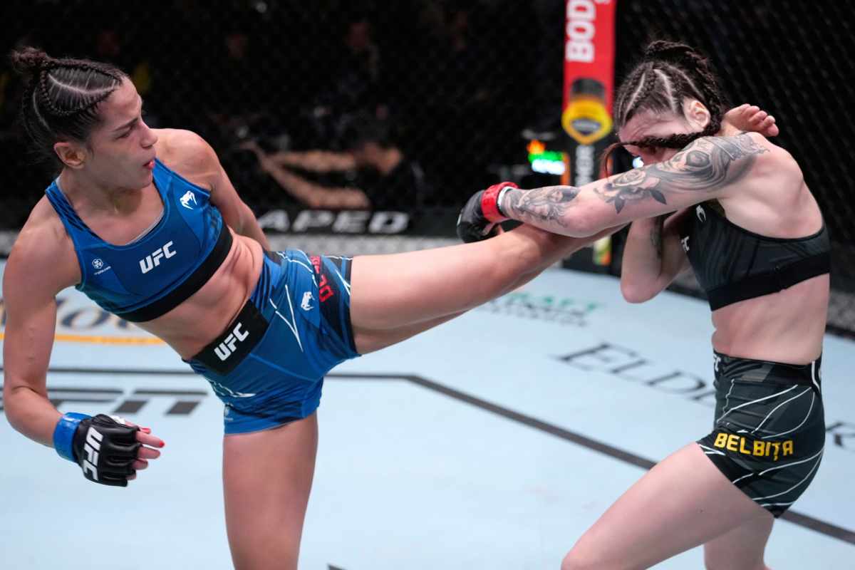 Glorinha de Paula espanta a má fase e vence a primeira luta no UFC