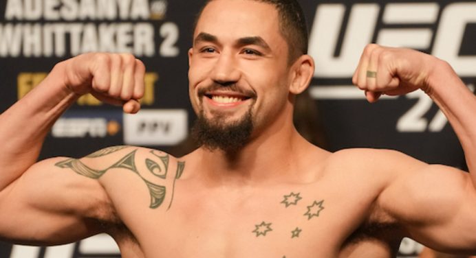 Whittaker reforça ideia de subir para os meio-pesados: “Peso mais natural”