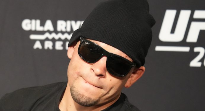 Fora do UFC, Nate Diaz surpreende e desafia astro de Hollywood ‘The Rock’