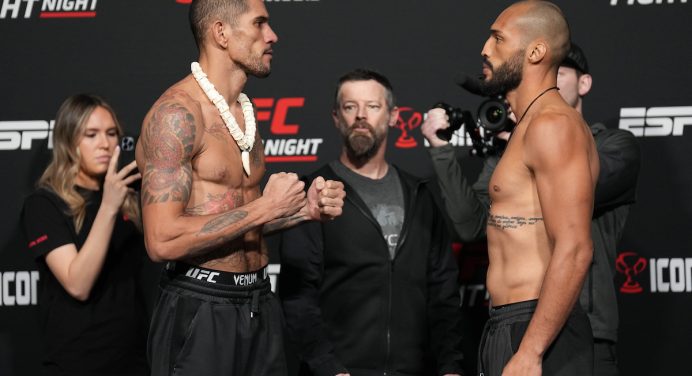 Alex ‘Poatan’ e Bruno ‘Blindado’ medem forças para ver quem segue em alta no UFC