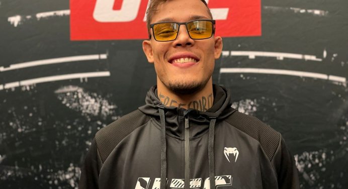 Caio Borralho promete retribuir confiança do UFC por estrear no co-main event