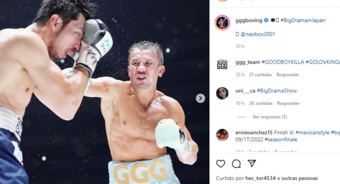 ‘GGG’ derrota Murata, unifica título dos médios e pode buscar trilogia com ‘Canelo’