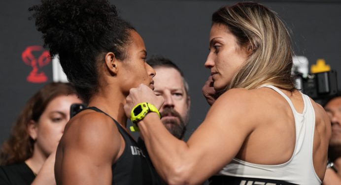 Em momentos opostos, Poliana Botelho e Karine Killer se enfrentam no UFC