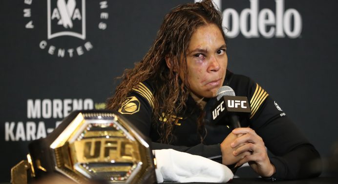 Amanda Nunes abre as portas para trilogia contra Valentina: “Seria incrível”