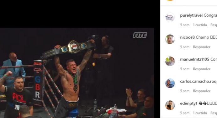 Lutador deixa para trás passado de ator pornô e se torna campeão no boxe sem luvas