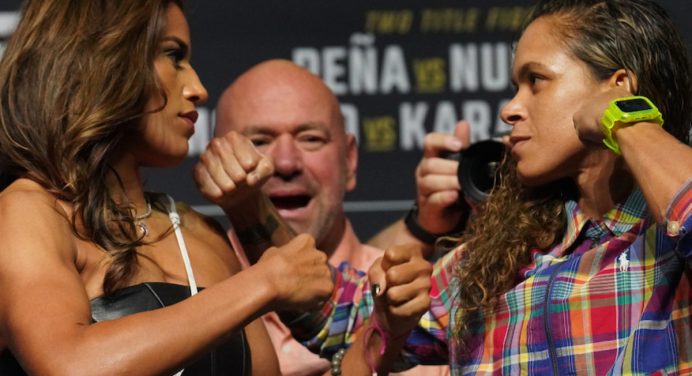 Julianna Peña faz apelo por trilogia com Amanda Nunes: “Vou pegar meu cinturão de volta”