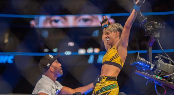 Amanda Lemos se recupera no UFC e leva bônus de R$ 270 mil por ‘Performance da Noite’