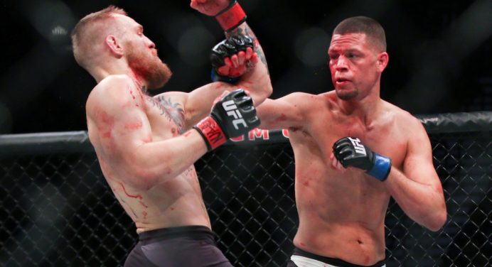 McGregor desafia Nate Diaz para duelo de tapas na cara; americano responde