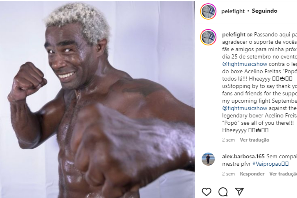 Pelé Landy revela plano para vencer Popó no boxe: “Sonho que o nocauteio”