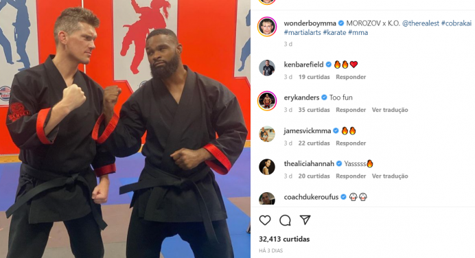 Astros do MMA participam da 5ª temporada de Cobra Kai, série da Netflix