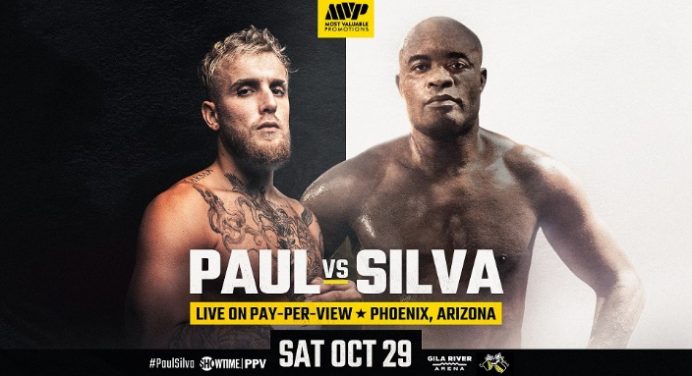 Oficial! Anderson Silva e Jake Paul se enfrentam em luta de boxe em outubro