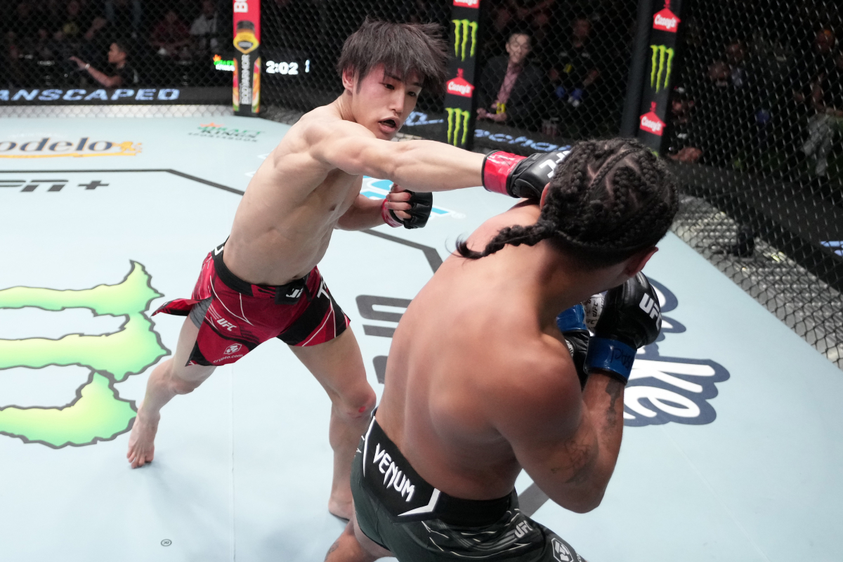 Promessa japonesa leva bônus de R$ 266 mil por ‘Performance da Noite’ no UFC