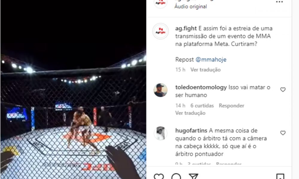 LFA se torna primeiro evento de MMA a ser transmitido em realidade virtual;  veja - Ag. Fight – MMA, UFC, Boxe e Mais