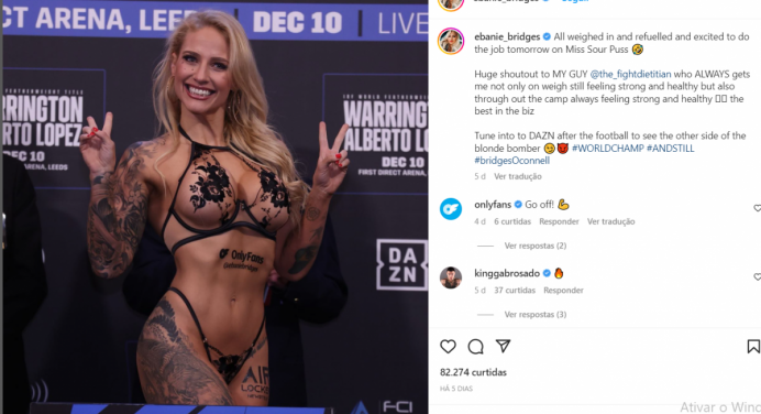 Banida do Twitter por foto ousada, boxeadora celebra ao recuperar conta