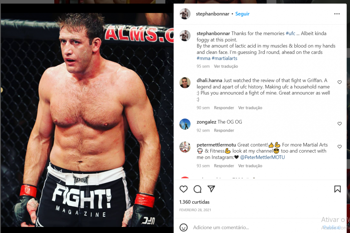 Luto! Comunidade do MMA lamenta morte de Stephan Bonnar