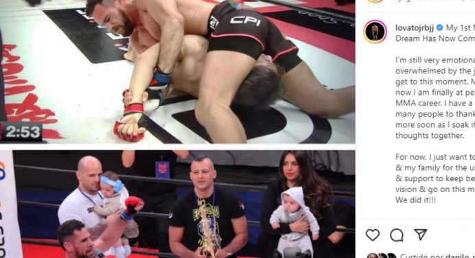 Ex-campeão do Bellator, Rafael Lovato Jr volta ao MMA com vitória por finalização