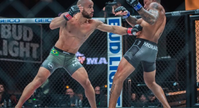 Marlon Moraes pede por trilogia contra Sheymon Moraes no PFL