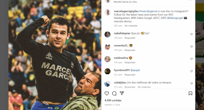 Lenda do jiu-jitsu, Marcelinho Garcia é diagnosticado com câncer: “Maior batalha da minha vida”