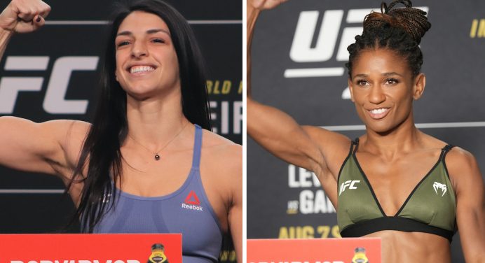 Mackenzie Dern encara Angela Hill em evento do UFC no dia 13 de maio, diz site