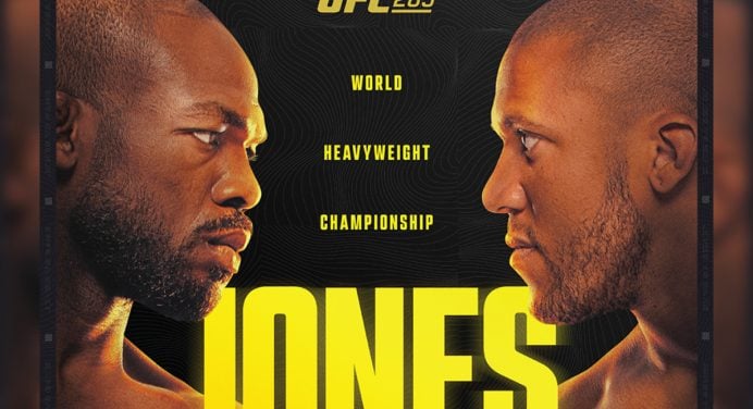 Pôster do UFC 285 ignora Shevchenko vs Grasso e destaca apenas Jon Jones vs Ciryl Gane